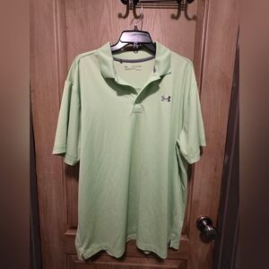 Under Armour Men's Light Green Polo Shirt